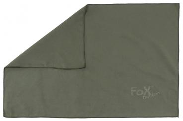 MFH | Fox Outdoor | Microfasertuch | "Quickdry" | oliv | ca. 55 x 42 cm | Handtuch