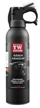 TW1000 Bear Defender Pfefferspray 225 ml | Bärenabwehr | bis 10 m Reichweite | OC-Wirkstoff