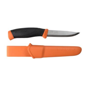 Morakniv Companion Burnt Orange | Robustes Outdoor- & Bushcraftmesser rostfrei