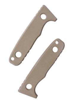 Griffschalen für Schnitzel TRI | G10 | sand | Ersatz & Individualisierung