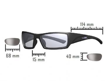 Wiley X Saint polarisiert | Schutz- und Sonnenbrille | rauchgrün