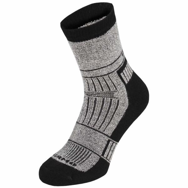 MFH | Max Fuchs Thermosocken | Alaska | Wandersocken | Funktionssocken | grau | 45-47