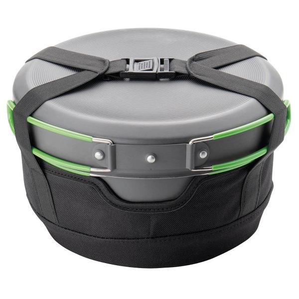 Optimus Terra Camp 4 | Kochset für vier Personen | 2x Töpfe | 1x Pfanne