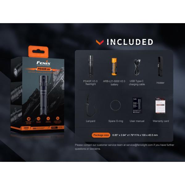 Fenix PD40R V3.0 | LED-Taschenlampe