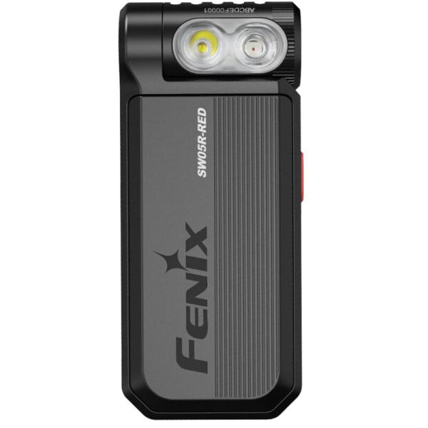 Fenix SW05R-RED | Taschenlampe mit Rot- und Weisslicht | schwarz