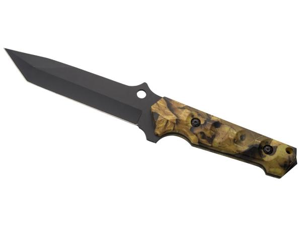 Anton Blöchl Outdoormesser mit Scheide | ´Jungle tarn´-Griff
